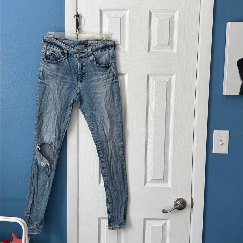 Adriano Goldschmied Farrah Skinny Ankle High Rise Jeans